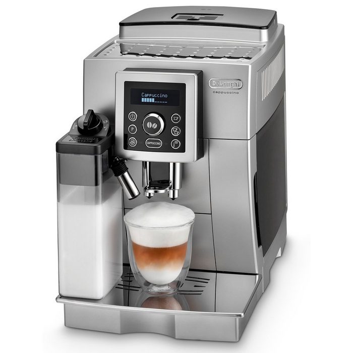 De'Longhi Kaffeevollautomat ECAM 23.466.S mit LatteCrema Milchsystem Silber