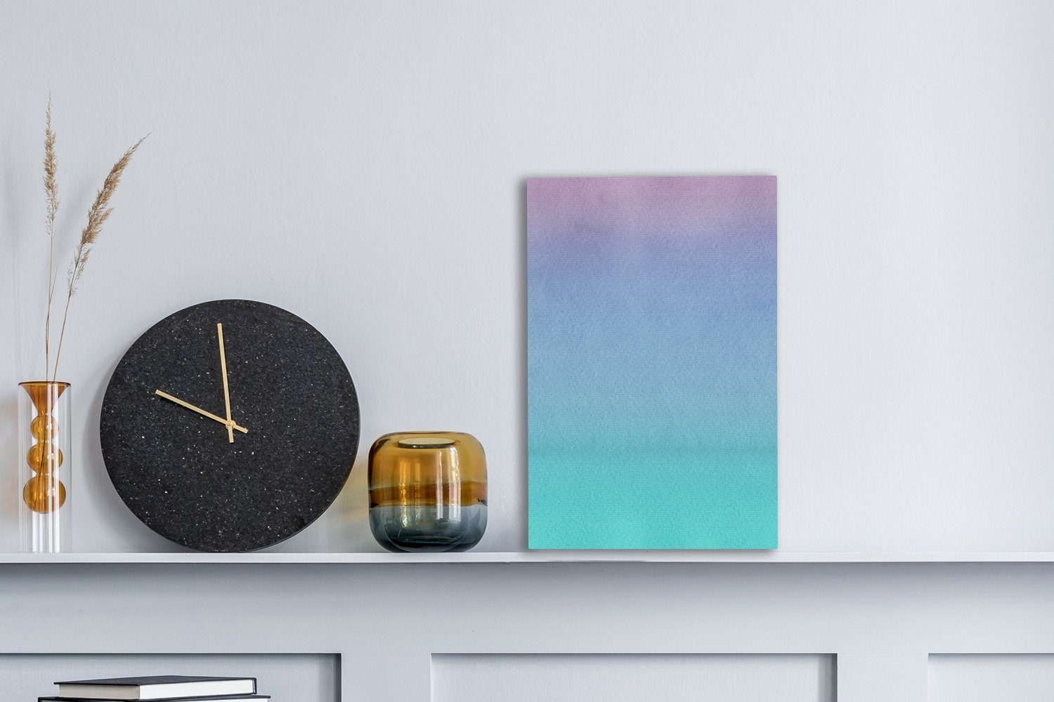 OneMillionCanvasses® Leinwandbild Aquarell - Lila - günstig online kaufen