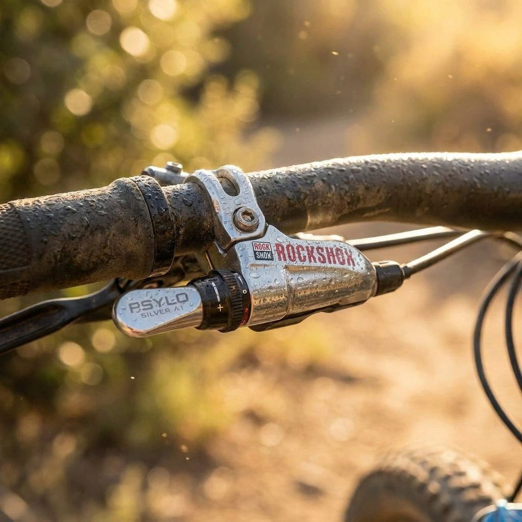 RockShox Federgabel Druckstufen-Dämpfer RockShox Remote Motion Control 120-160mm PSYLO SIL