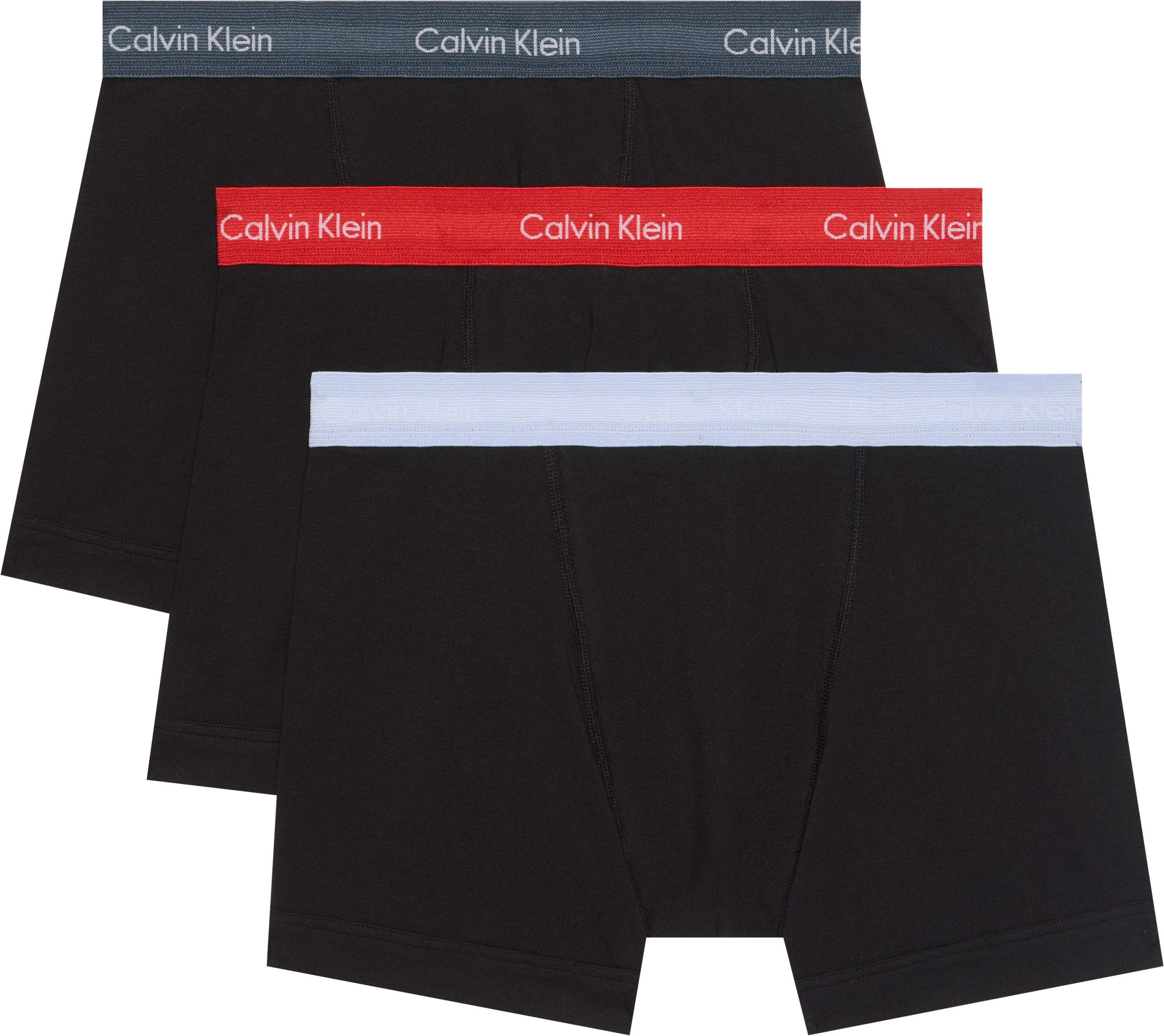 Calvin Klein Underwear Trunk TRUNK 3PK (Packung, 3-St., 3er-Pack) mit Logo-Elastikbund