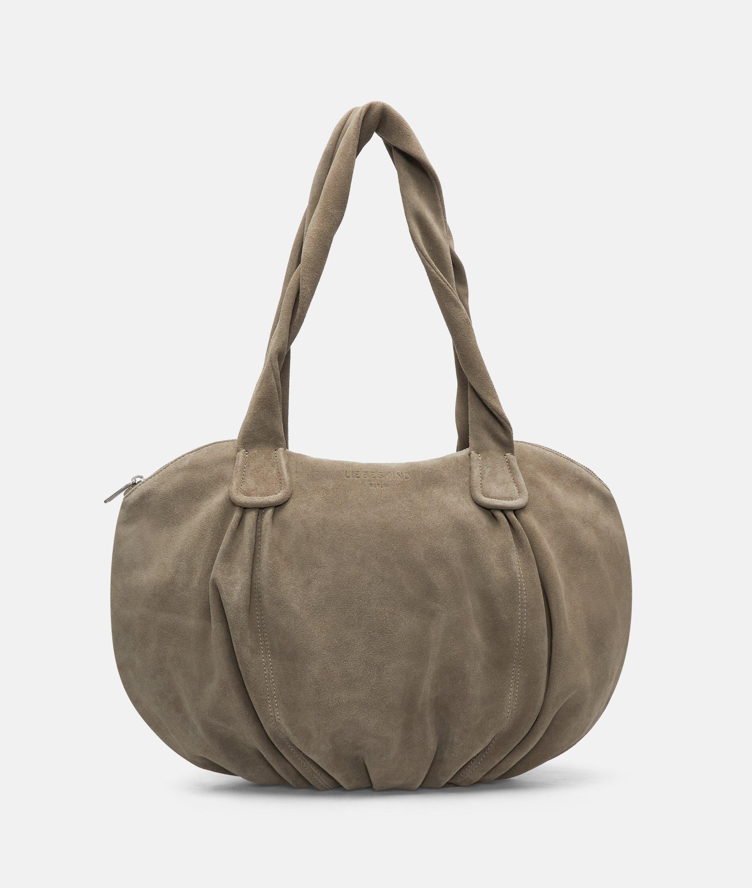 Liebeskind Berlin Shopper Archive Lucy Shopper M, Geräumige Tasche aus weichem Veloursleder