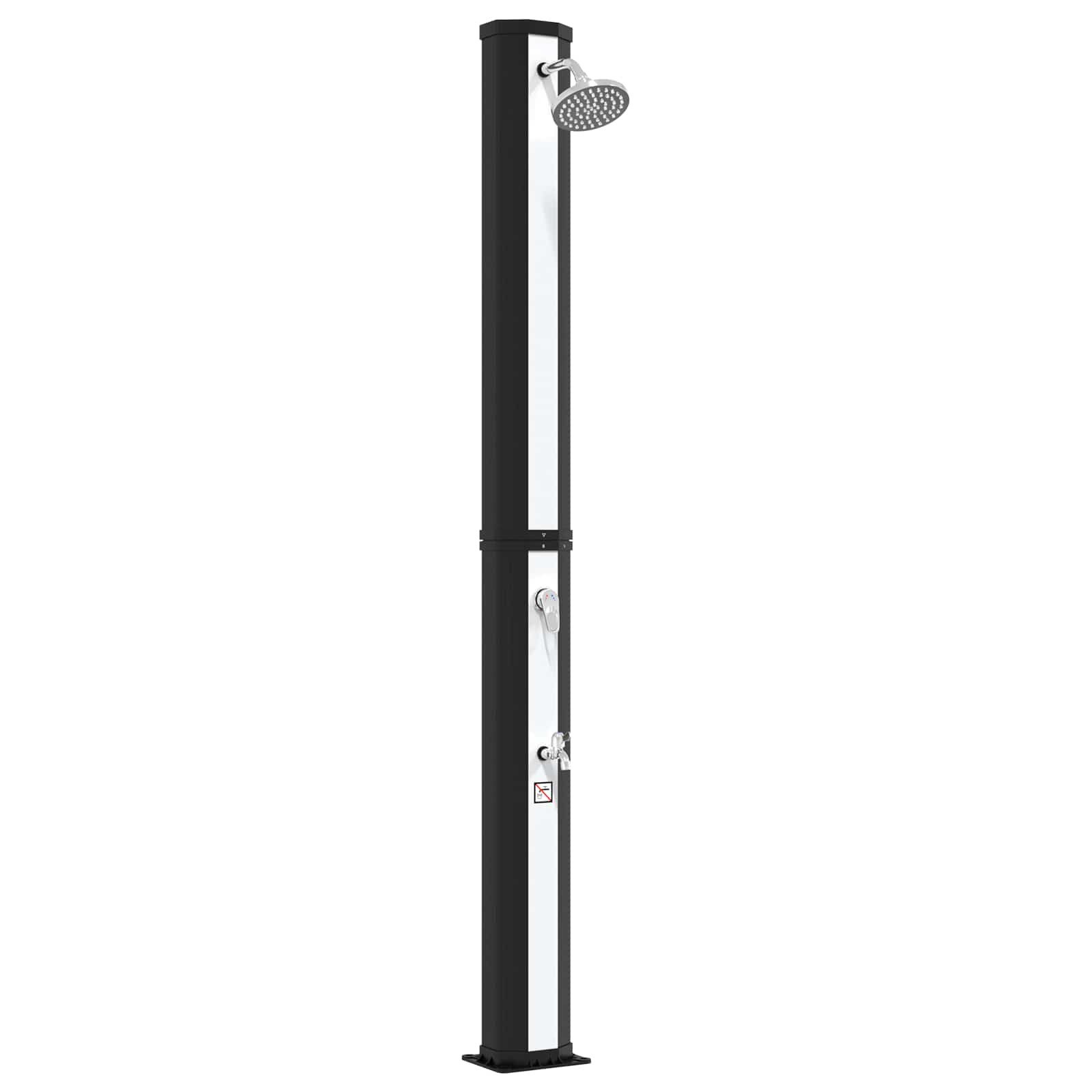 Gartendusche 40 l Gartendusche Solardusche mit Duschkopf und Wasserhahn 40 L