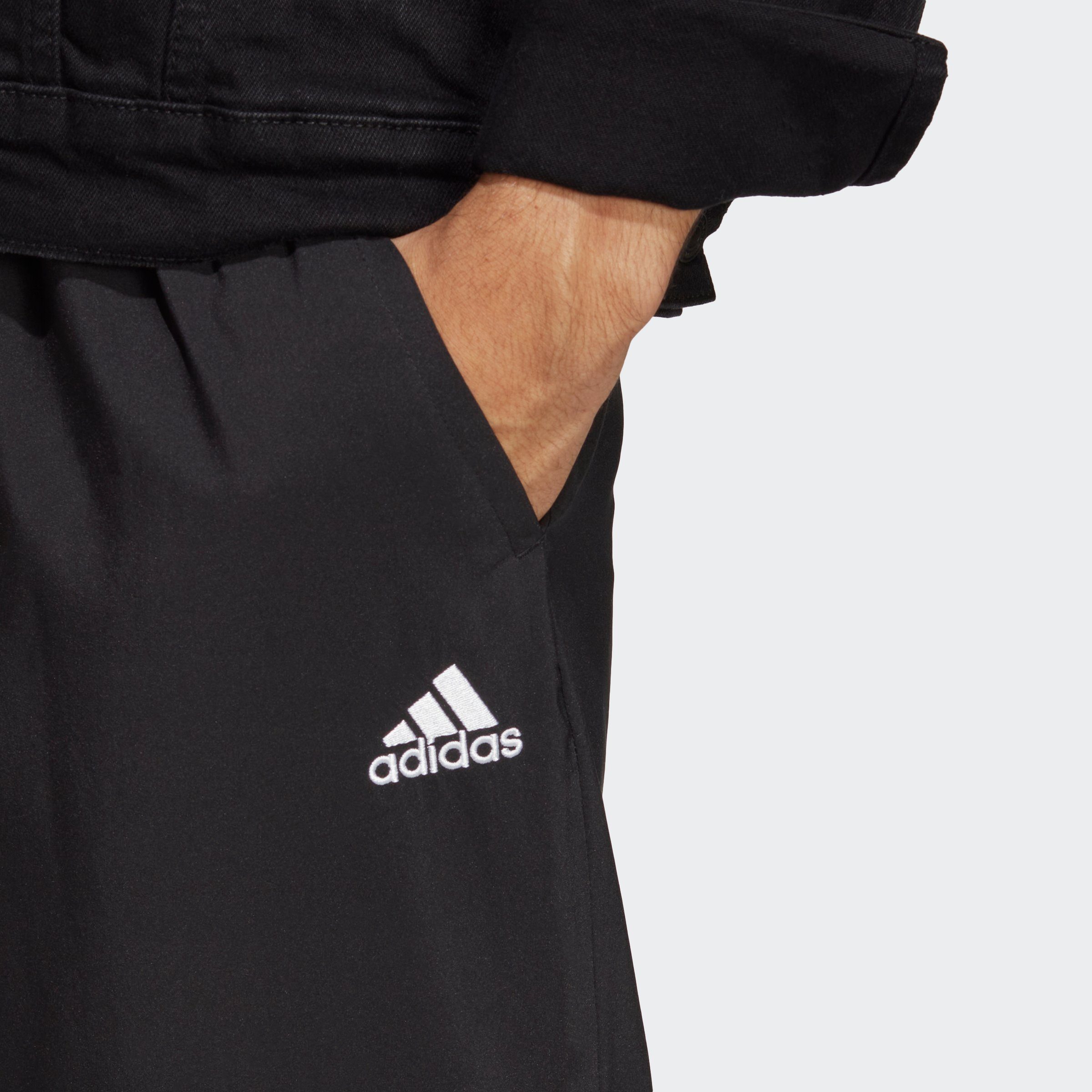 adidas Sportswear Sporthose AEROREADY ESSENTIALS STANFORD ELASTIC CUFF SMALL LOGO HOSE (1-tlg) Feuchtigkeitsabsorbierend, Atmungsaktiv