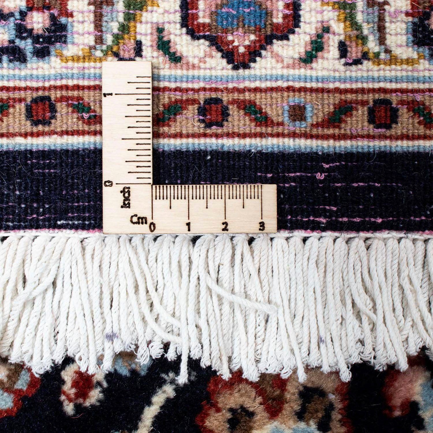 rechteckig, Höhe: Unikat Felder Wollteppich mm, 10 x mit morgenland, Zertifikat cm, 288 203 Moud