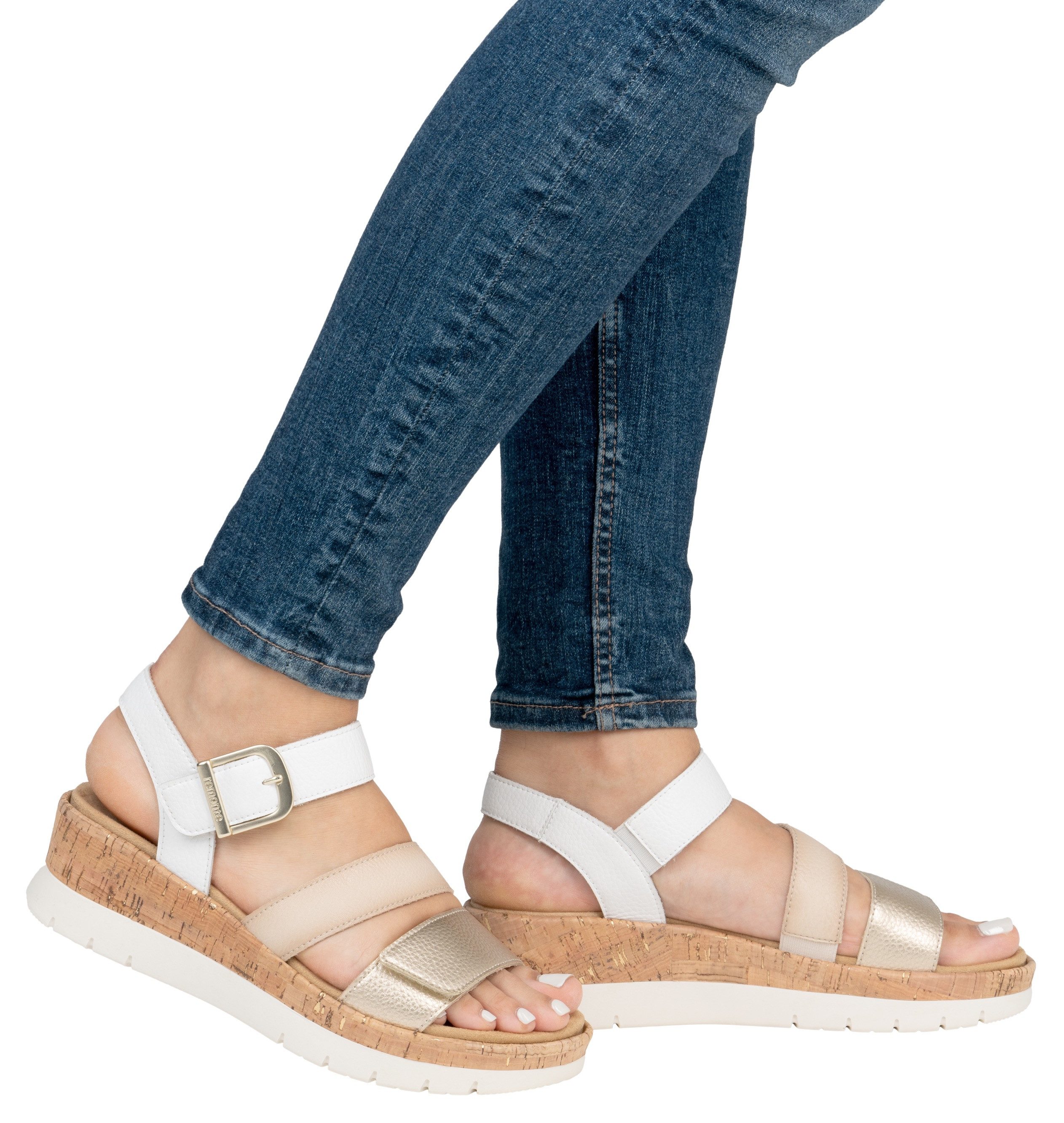 Remonte Keilsandalette, Riemchensandale, Sommerschuh, Bequemschuh mit Ziers günstig online kaufen