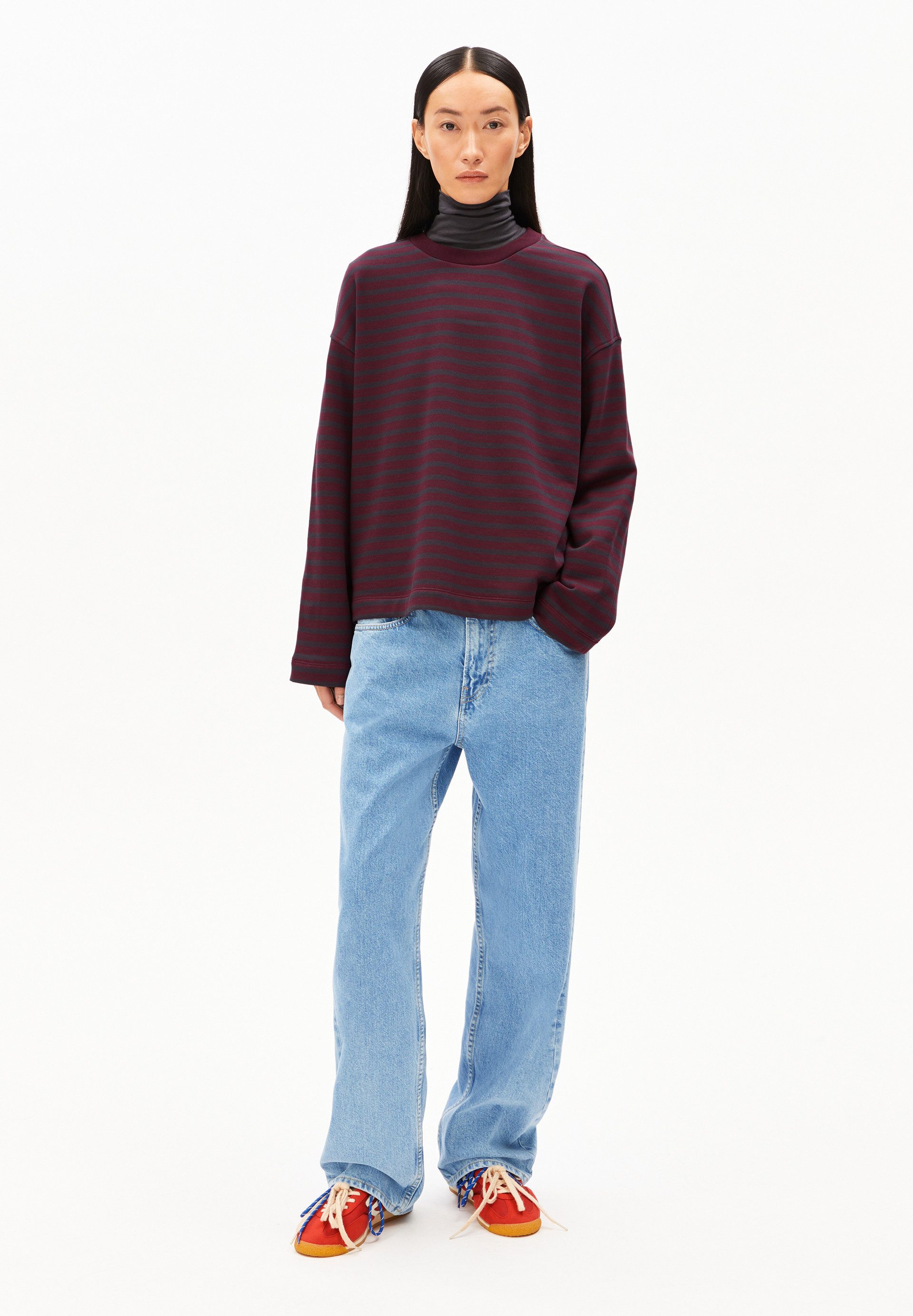 Armedangels Sweatshirt FRANKAA MAARLEN STRIPE (Oversized günstig online kaufen