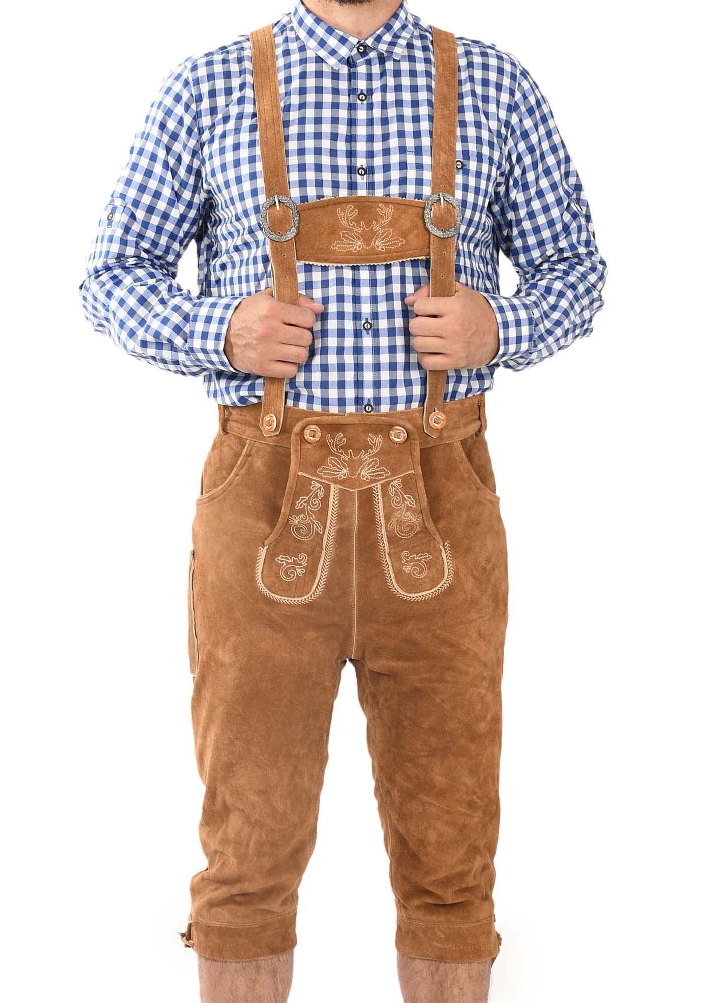 Alessandro Salvarini Trachtenlederhose ASSeppl Lederhose aus günstig online kaufen