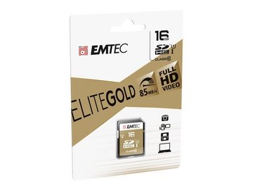 EMTEC EMTEC SDHC 16GB Class10 Gold + Micro SD-Karte