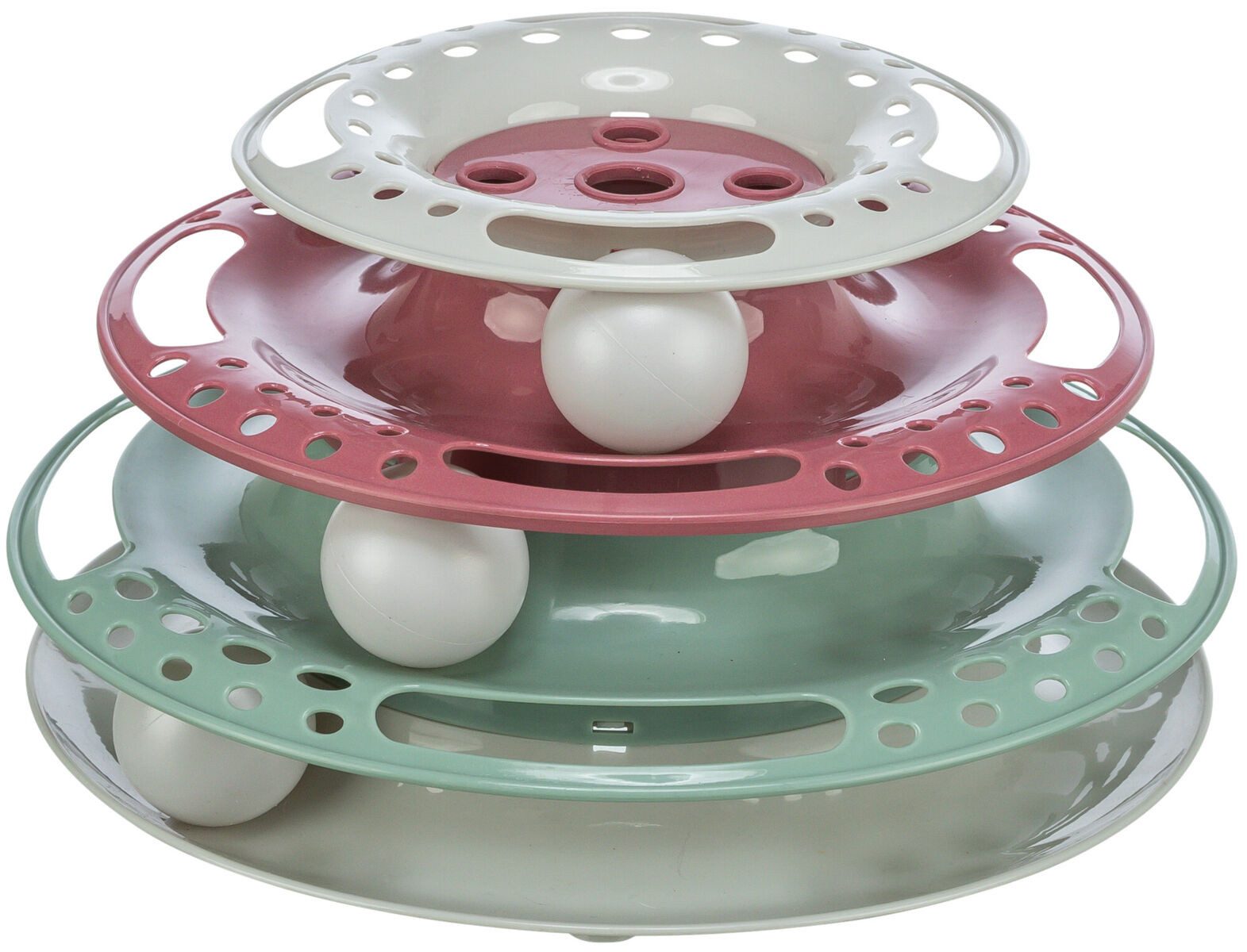TRIXIE Tier-Intelligenzspielzeug Catch the Balls - diverse - ø 25 × 13 cm, Kunststoff