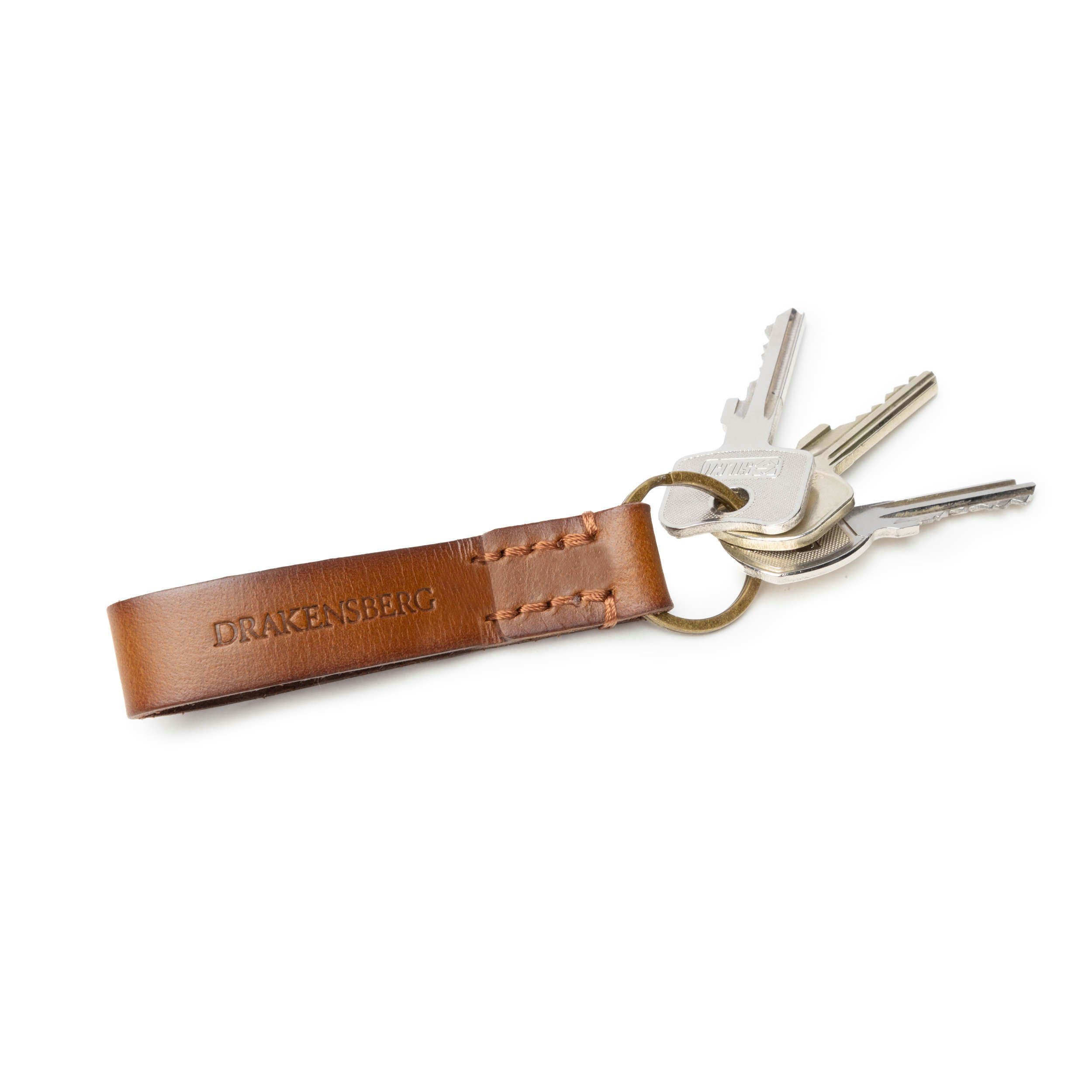 Lederanhänger DRAKENSBERG Schlüsselanhänger, Schlüsselbund, handgemacht für hochwertiger