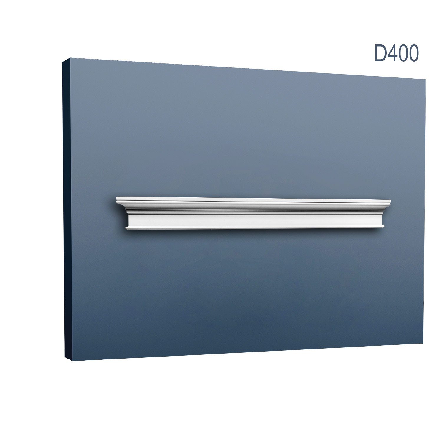 Orac Decor Wanddekoobjekt D400 Türaufsatz Pediment Zierelement Stuckprofil Gesims 127 cm (Pediment, 1 St., Türaufsatz, Schmuckelement, Verzierung, Türumrandung), weiß, vorgrundiert, Stil: Zeitlos / Klassisch
