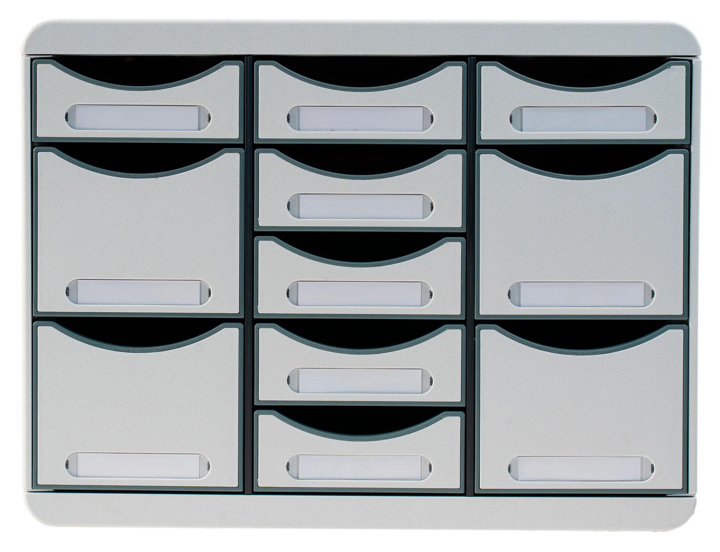 Schubladenbox Schubladenbox STORE BOX MULTI 11 offene Schubladen Lichtgrau 313740D