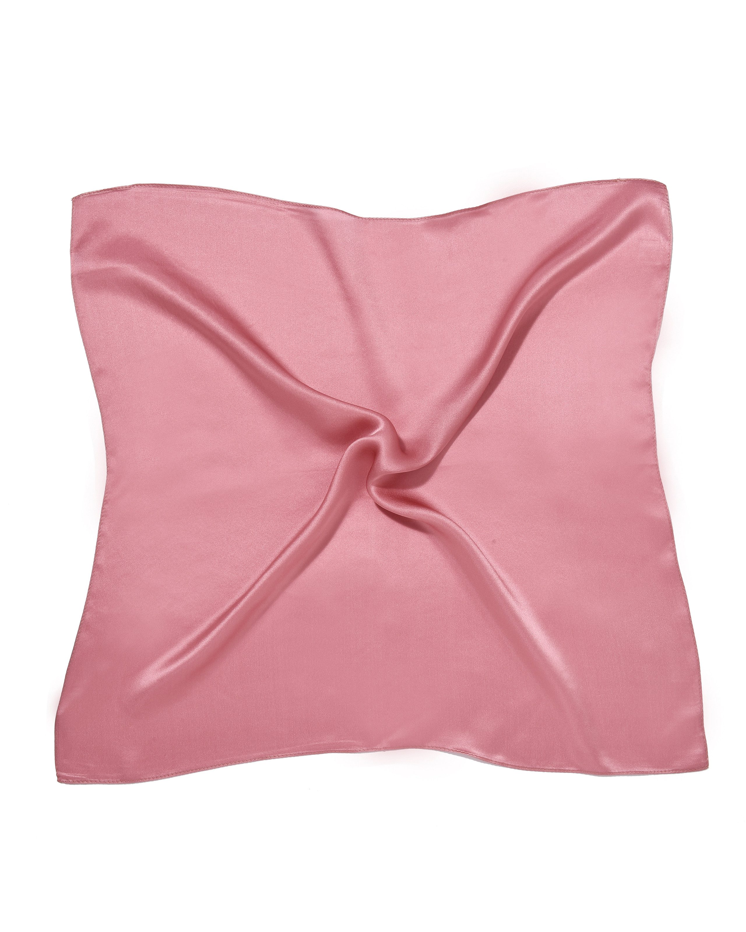 MayTree Seidentuch quadratisch einfarbig 53x53cm Nickituch, Bandana-Schal, (Stück), 100% Seide