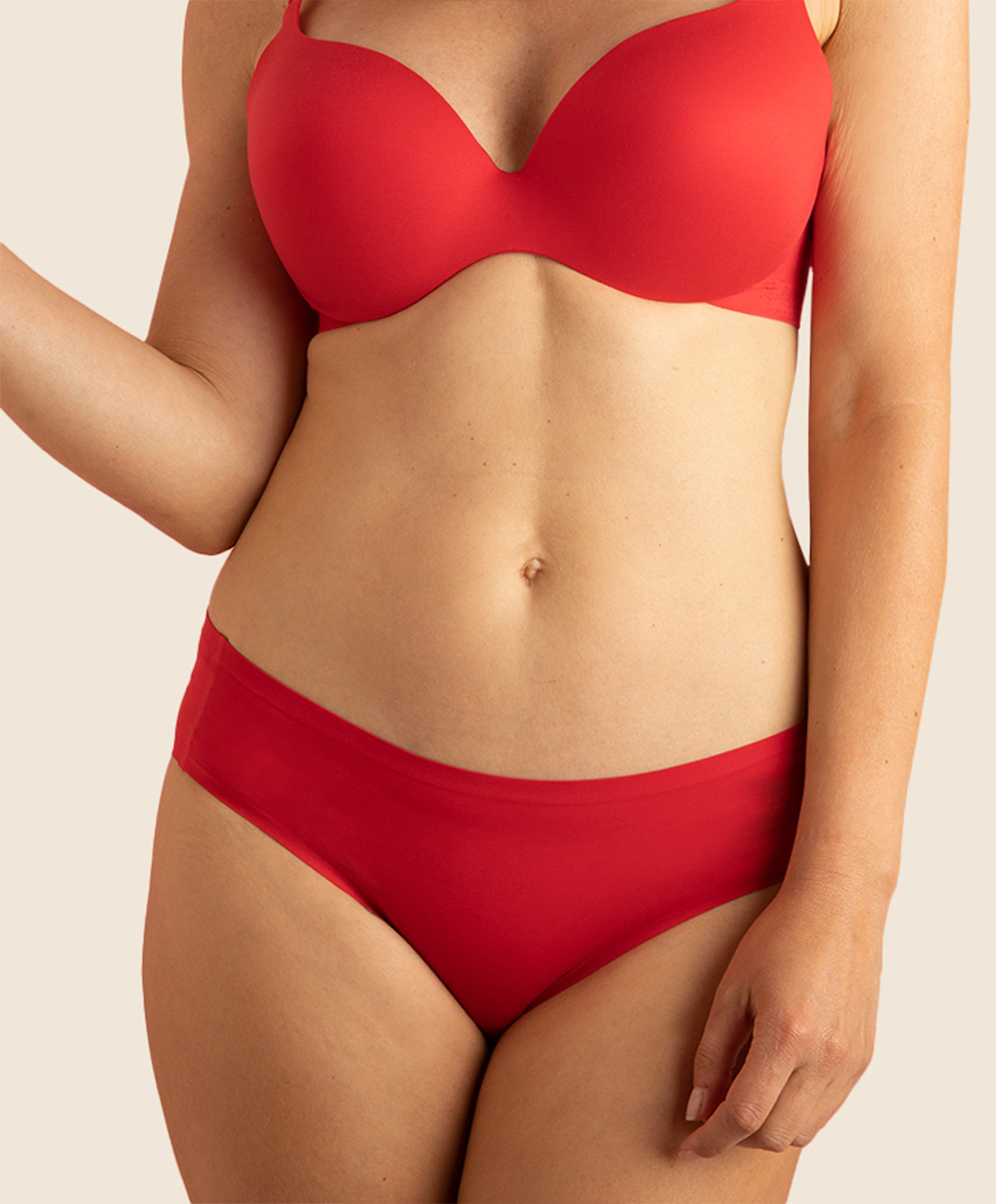 Royal Lounge Intimates Slip Shorty Fit Rundum Nahtlos.Scarlet Red