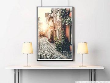Sinus Art Poster Landschaftsfotografie 60x90cm Poster Alte europäische Stadt