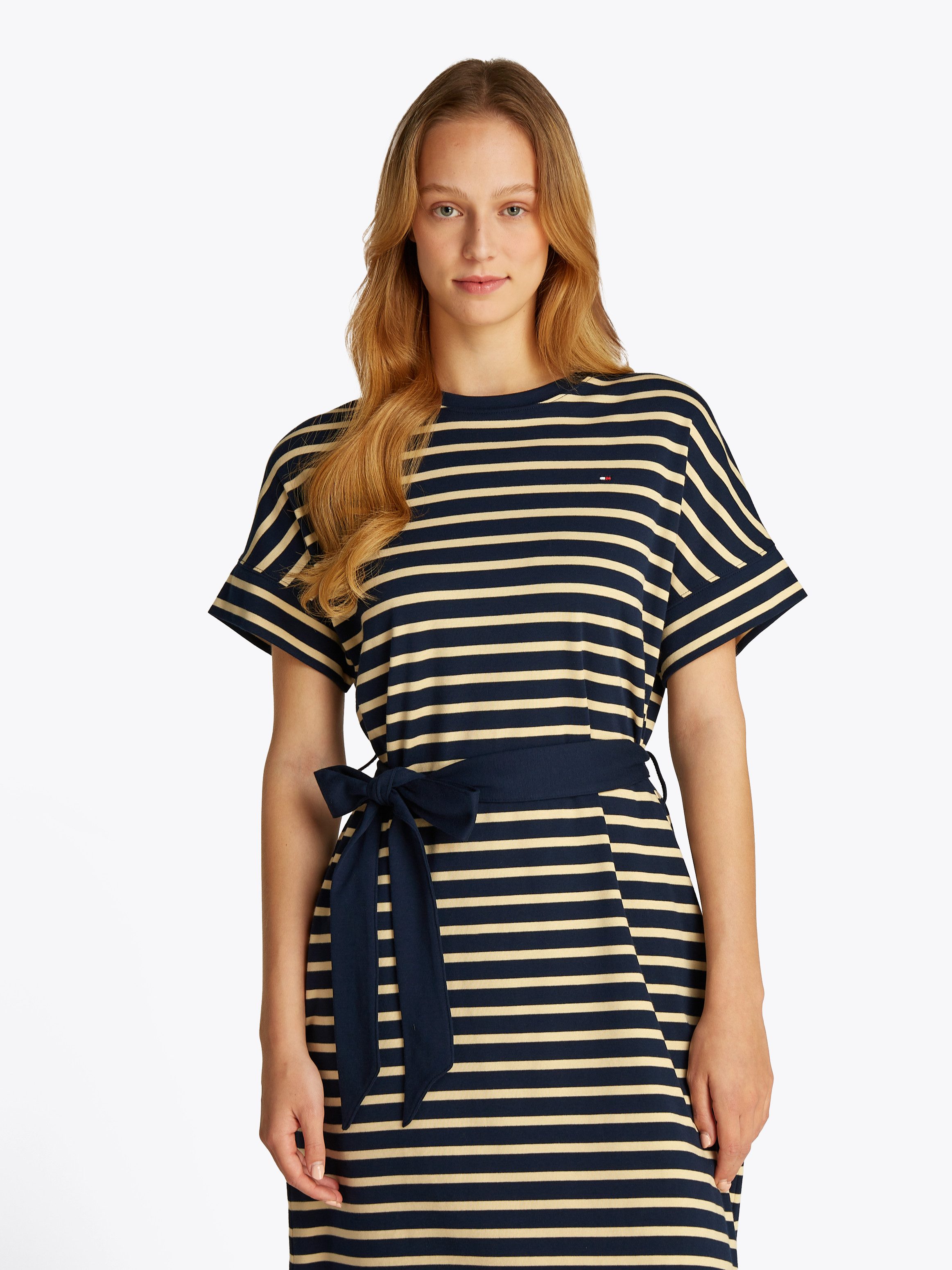 Tommy Hilfiger A-Linien-Kleid COTTON INTERLOCK SHORT günstig online kaufen