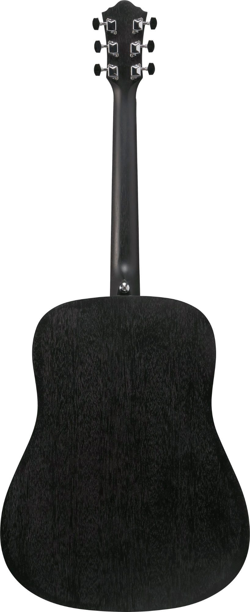 Ibanez Westerngitarre Ibanez V54NJP-WK Jampack Weathered Black Open Pore, Dreadnought, Inkl. Gigbag, Clip-On-Tuner, Gurt, Zubehörtasche und Picks
