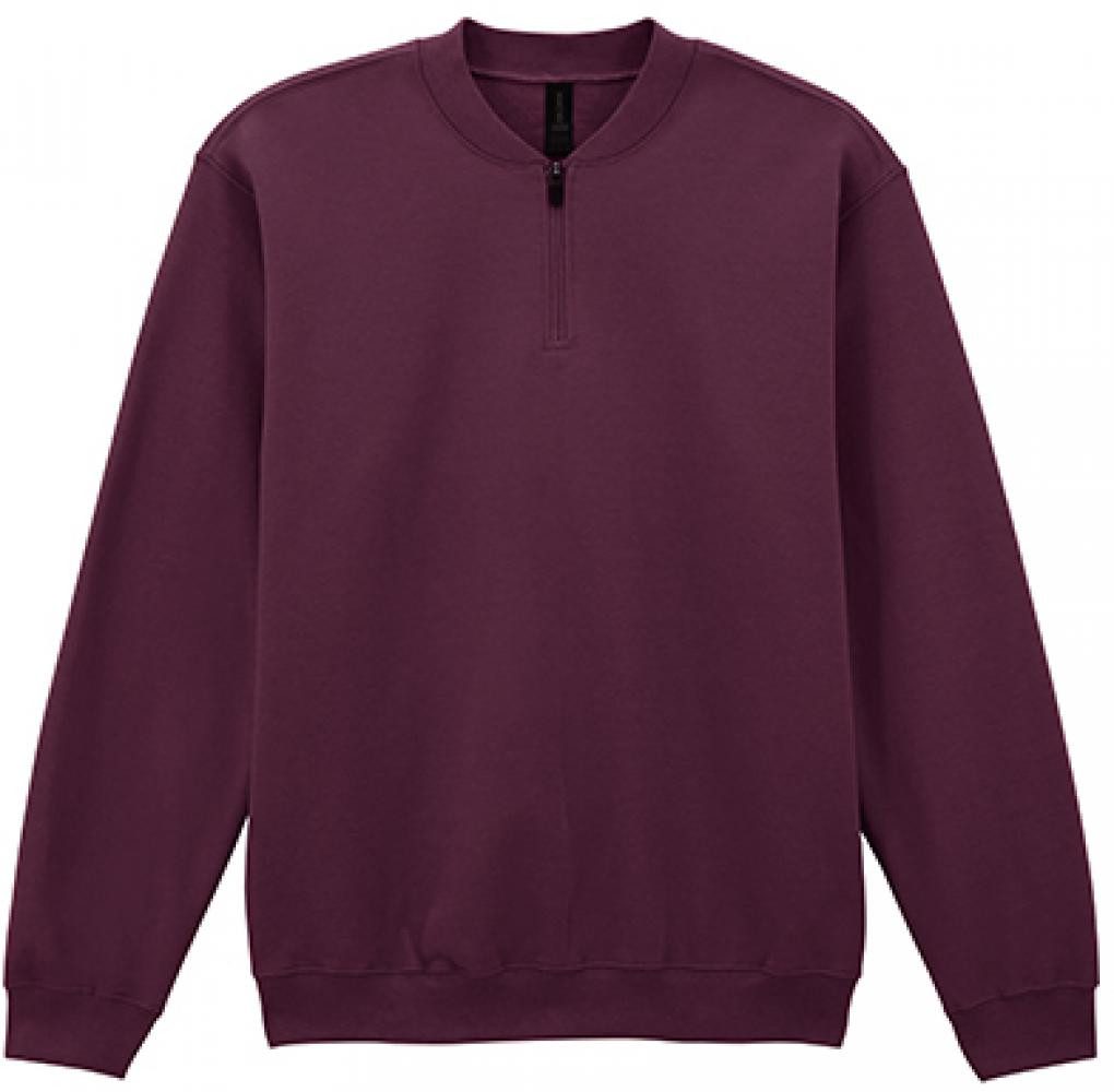 Gildan Sweatshirt Softstyle® Midweight Adult Fleece 1/4 Zip Sweatshirt Damen
