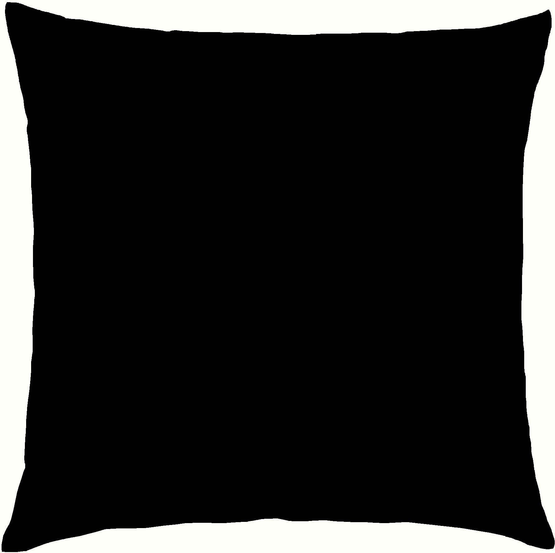 Kaeppel Kissenbezug Uni Mako-Satin, 100% Baumwolle, (1 Stück), Kissenhülle in vielen schönen Farbtönen mit Reißverschluss