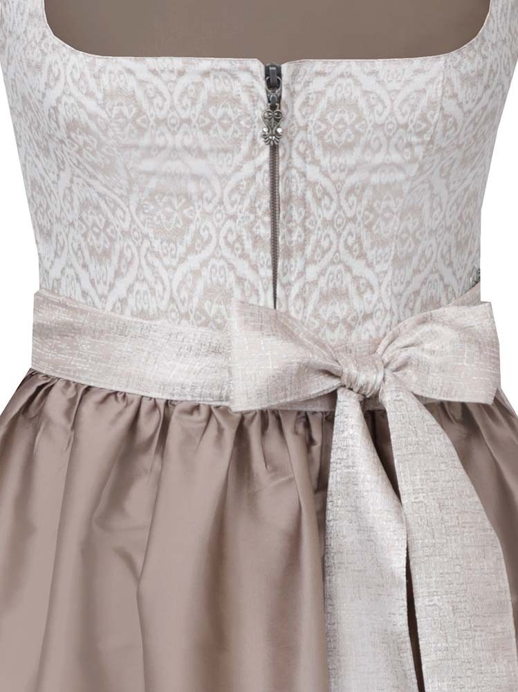 MarJo Dirndl Dirndl Biebelried 70cm Länge taupe günstig online kaufen