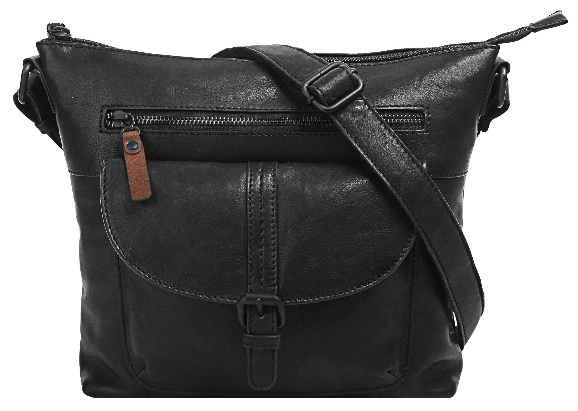 X-Zone Umhängetasche, echt Leder günstig online kaufen