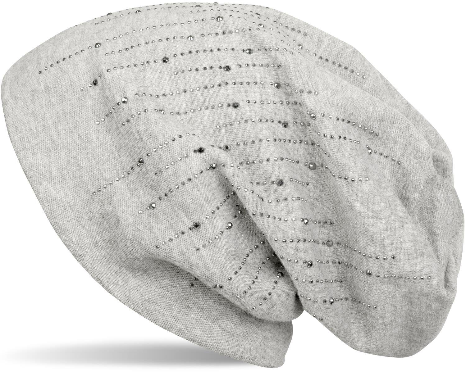 styleBREAKER Beanie Beanie mit Strass Streifen (1-St) günstig online kaufen