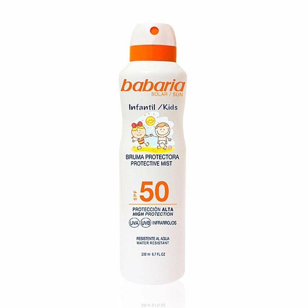 VAPORIZADOR KIDS BABARIA 200ML babaria Sonnenschutzpflege PROTECTORA SPF50 BRUMA