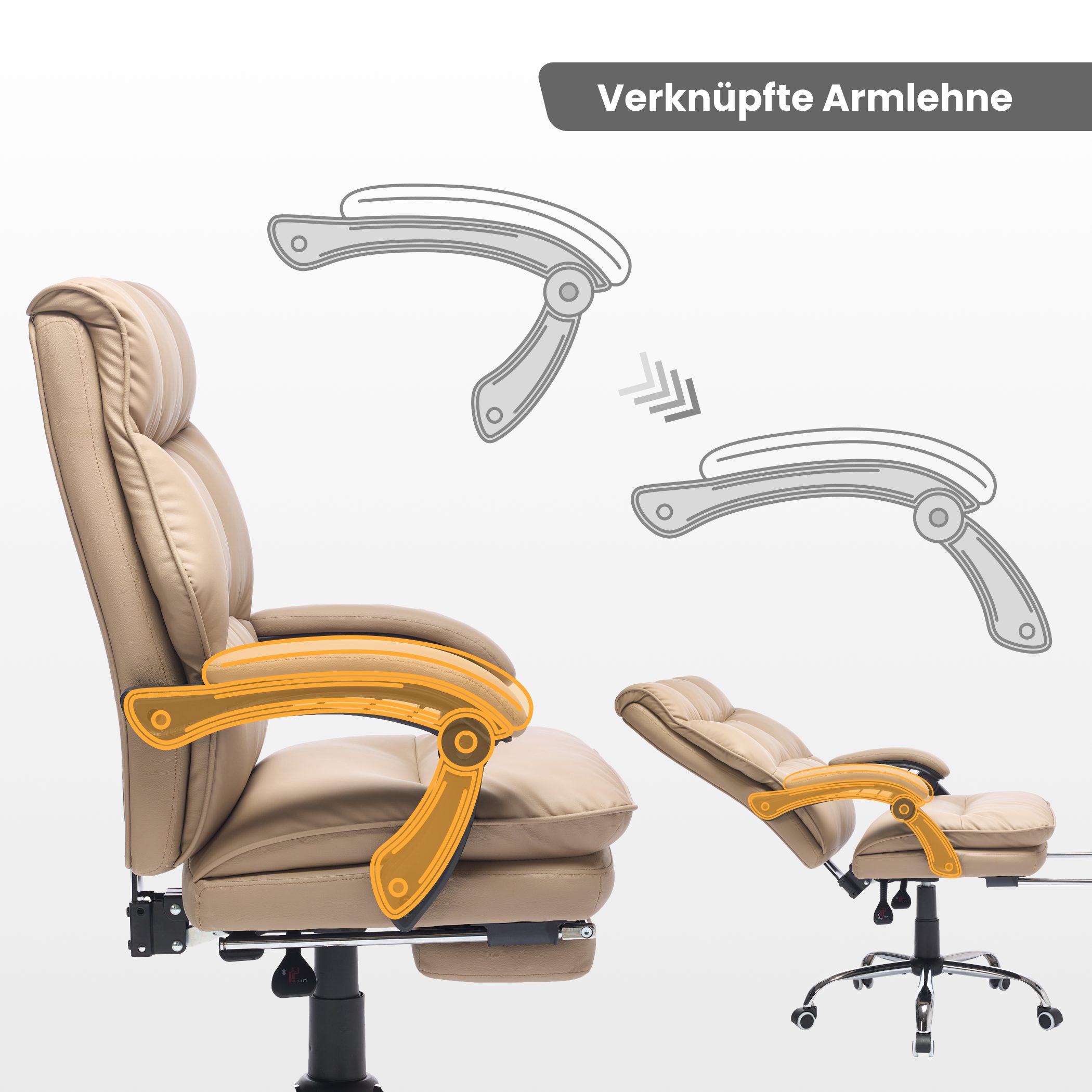SeedWave Bürostuhl Office Chair mit 155° günstig online kaufen