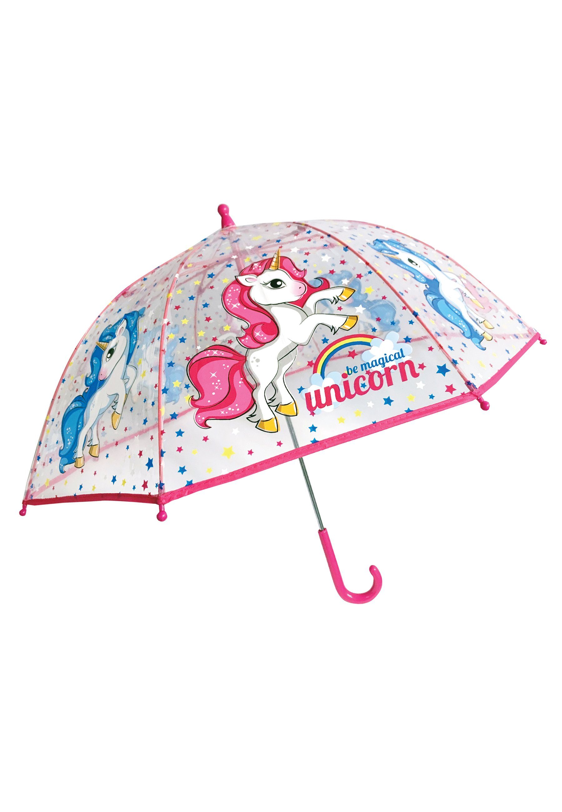 Kuppelschirm einhorn Stock-Schirm Stockregenschirm Regenschirm Kinder Mädchen