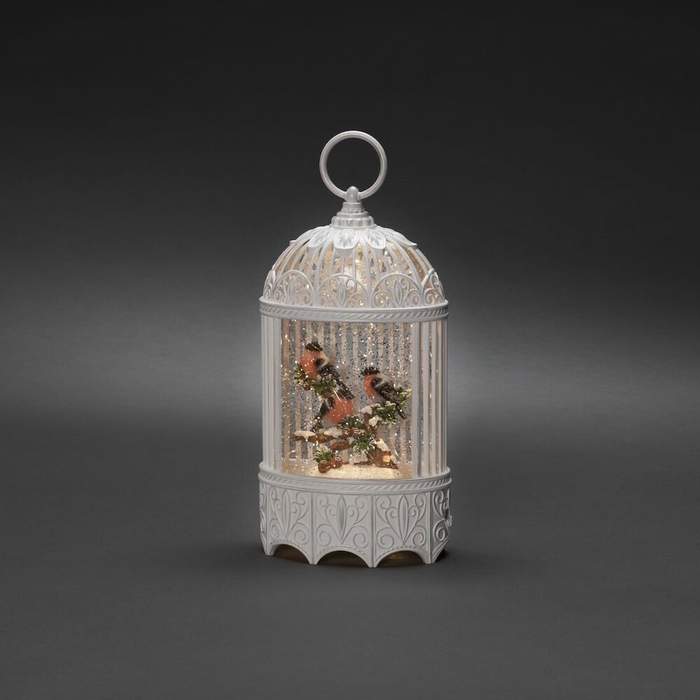 KONSTSMIDE LED Laterne "Rotkehlchen im Baum" weiß, 0,1W, warmweiß, batterie günstig online kaufen