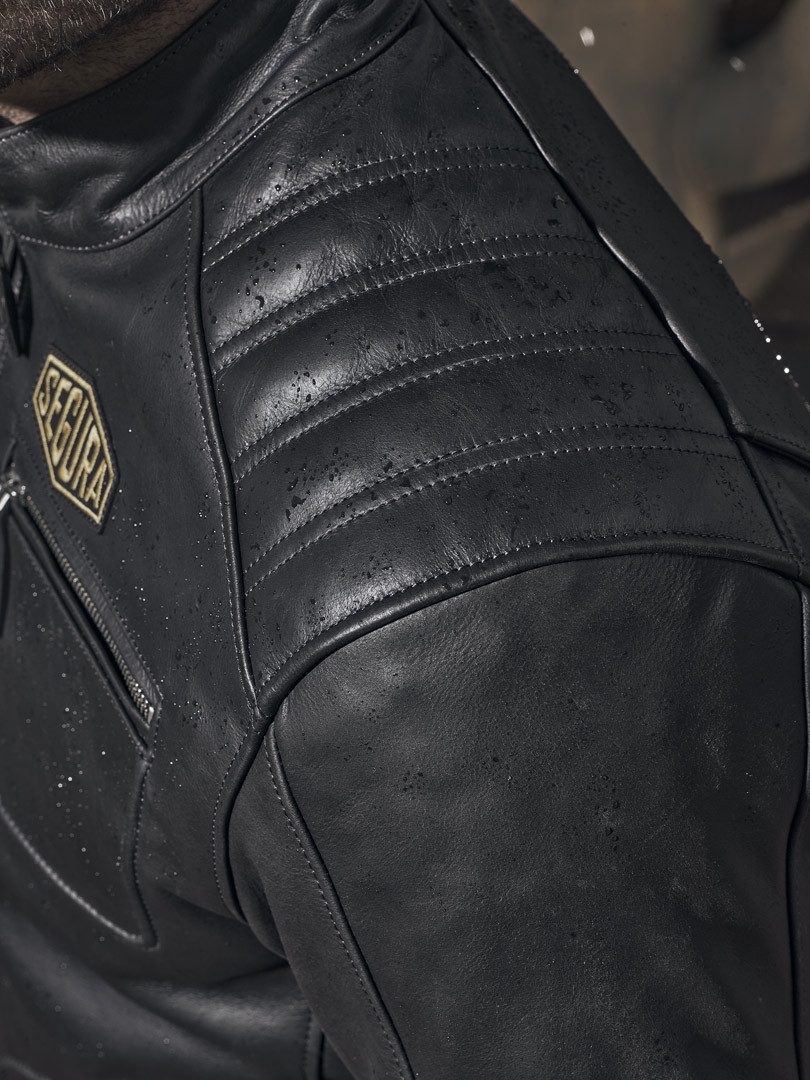 Segura Motorradjacke Lewis Motorrad Lederjacke Wasserdicht Atmungsaktiv protektoren