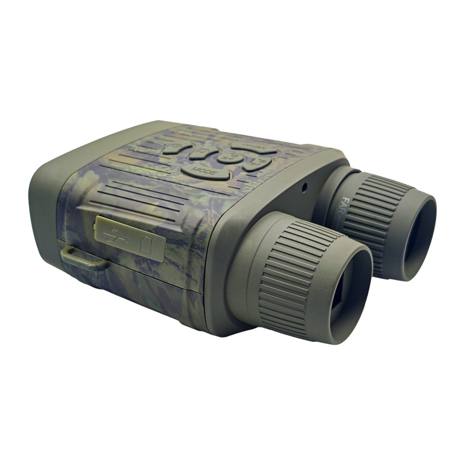 REDOM Nachtsichtgerät 4K 36 MP Digitales Infrarot Fernglas mit TFT Farbdisplay, 10x Digitalzoom, 9 IR-Helligkeitsstufen, 200m Reichweite