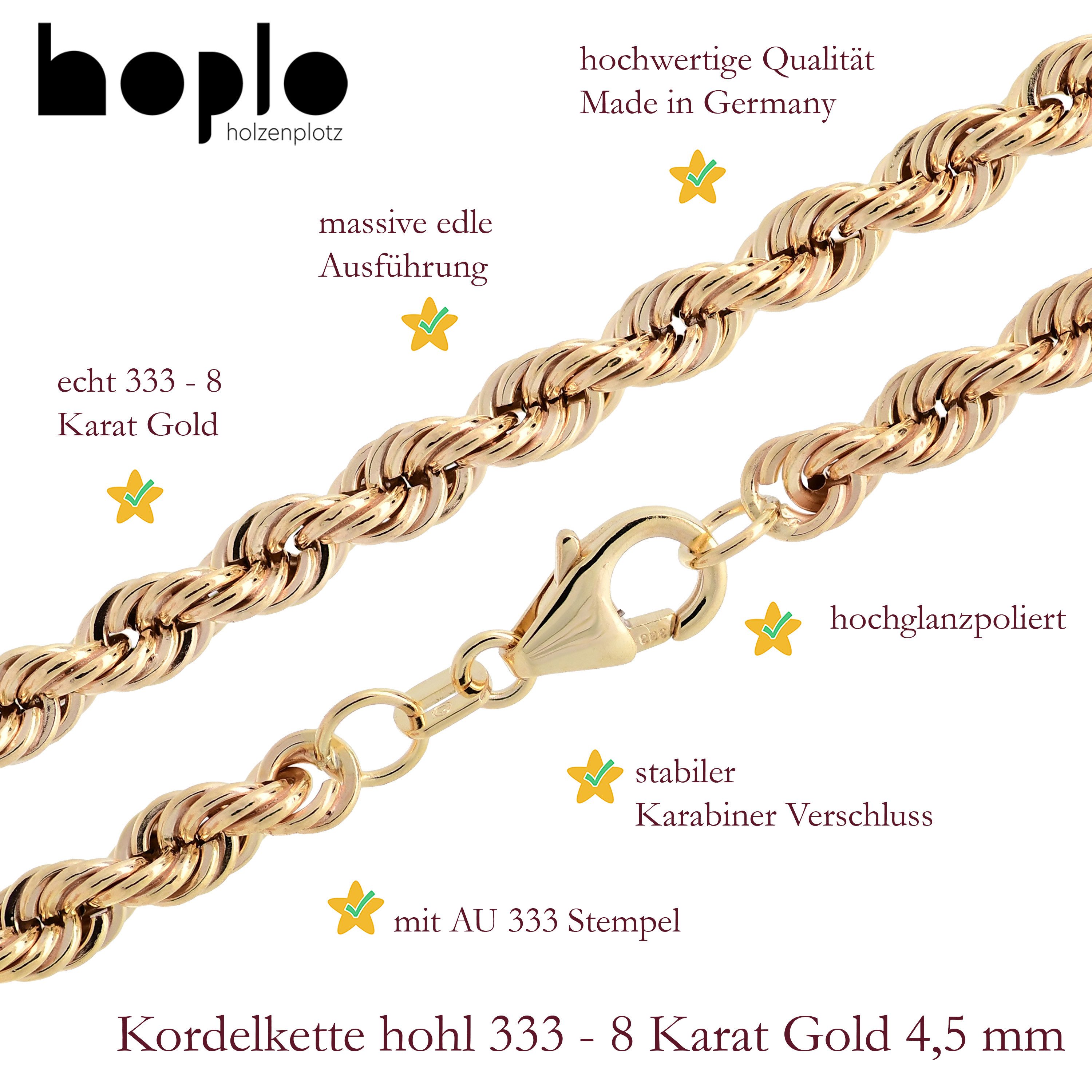 HOPLO Goldkette Goldkette Kordelkette Armkette Breite günstig online kaufen