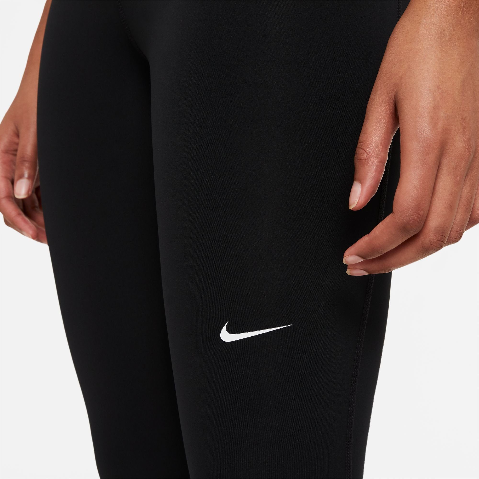 Trainingstights LEGGINGS schwarz MESH-PANELED MID-RISE Nike WOMEN'S PRO
