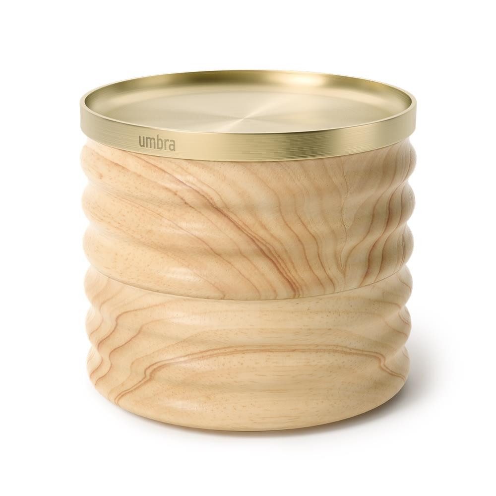 Thumbnail - Umbra Aufbewahrungsbox Tesora, aus Holz, 13cm, stapelbare Schmuckdose