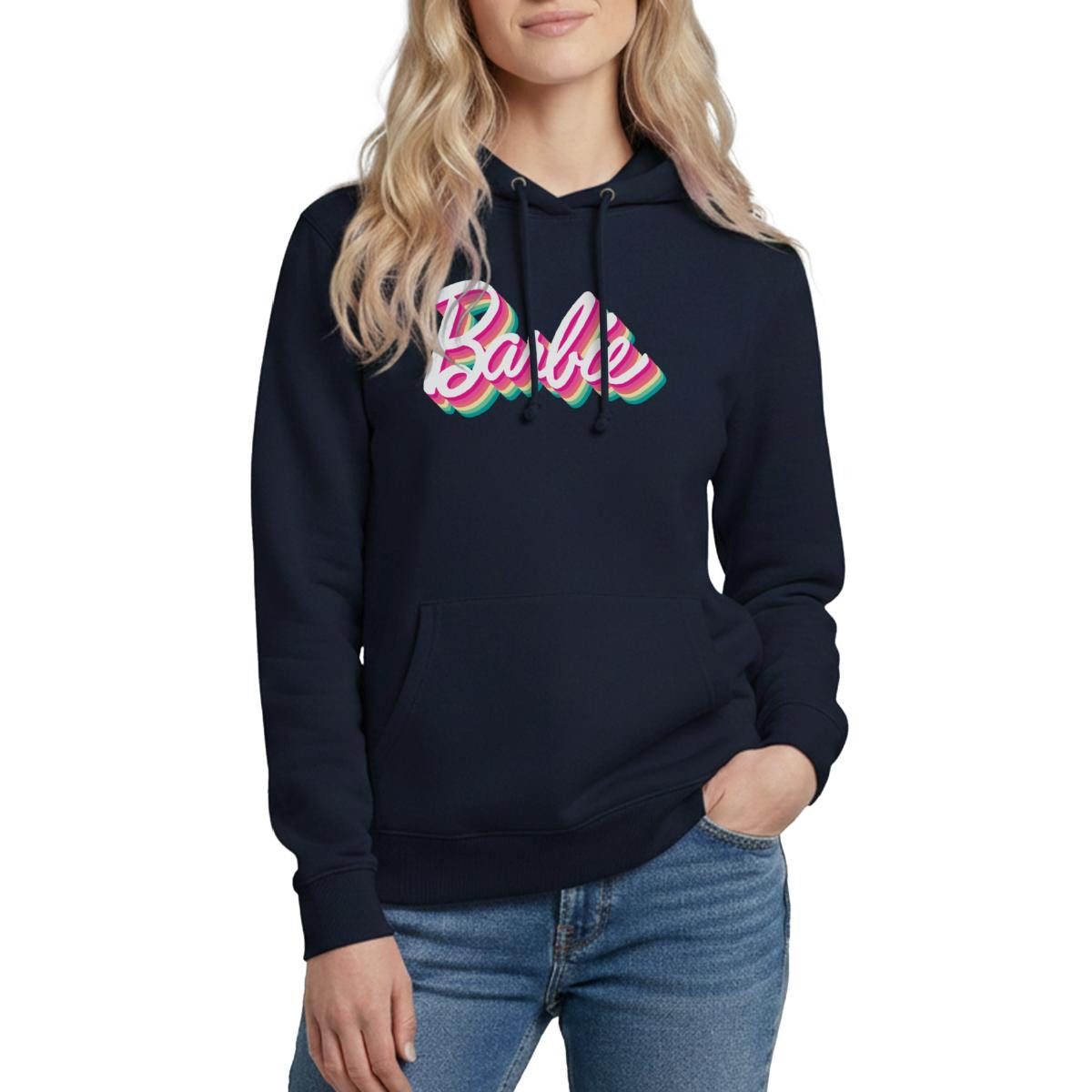 Spreadshirt Hoodie Barbie Buntes Logo Damen Hoodie (1-tlg)