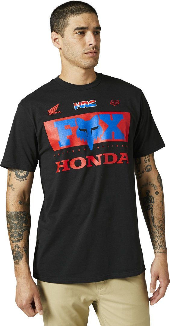 Fox Kurzarmshirt Honda SS Premium T-Shirt Black | T-Shirts