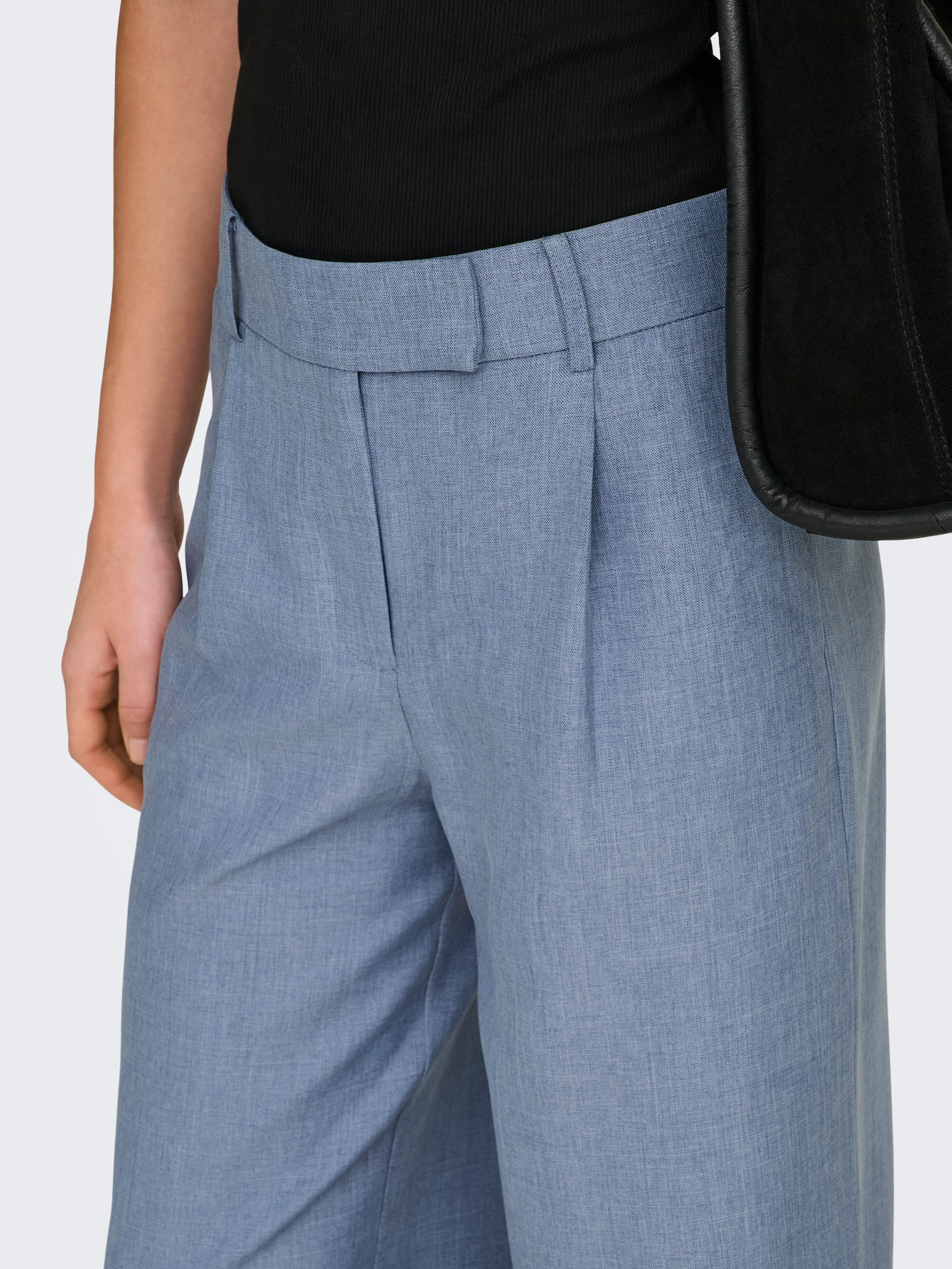 ONLY Anzughose ONLLINDA HW STR MEL PANTS TLR NOOS Materialmix