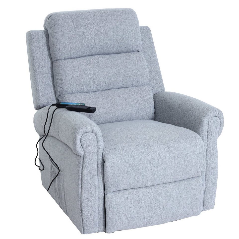 MCW TV-Sessel MCW-K63, Massage- und Heizfunktion, Aufstehhilfe, elektrisch  verstellbar
