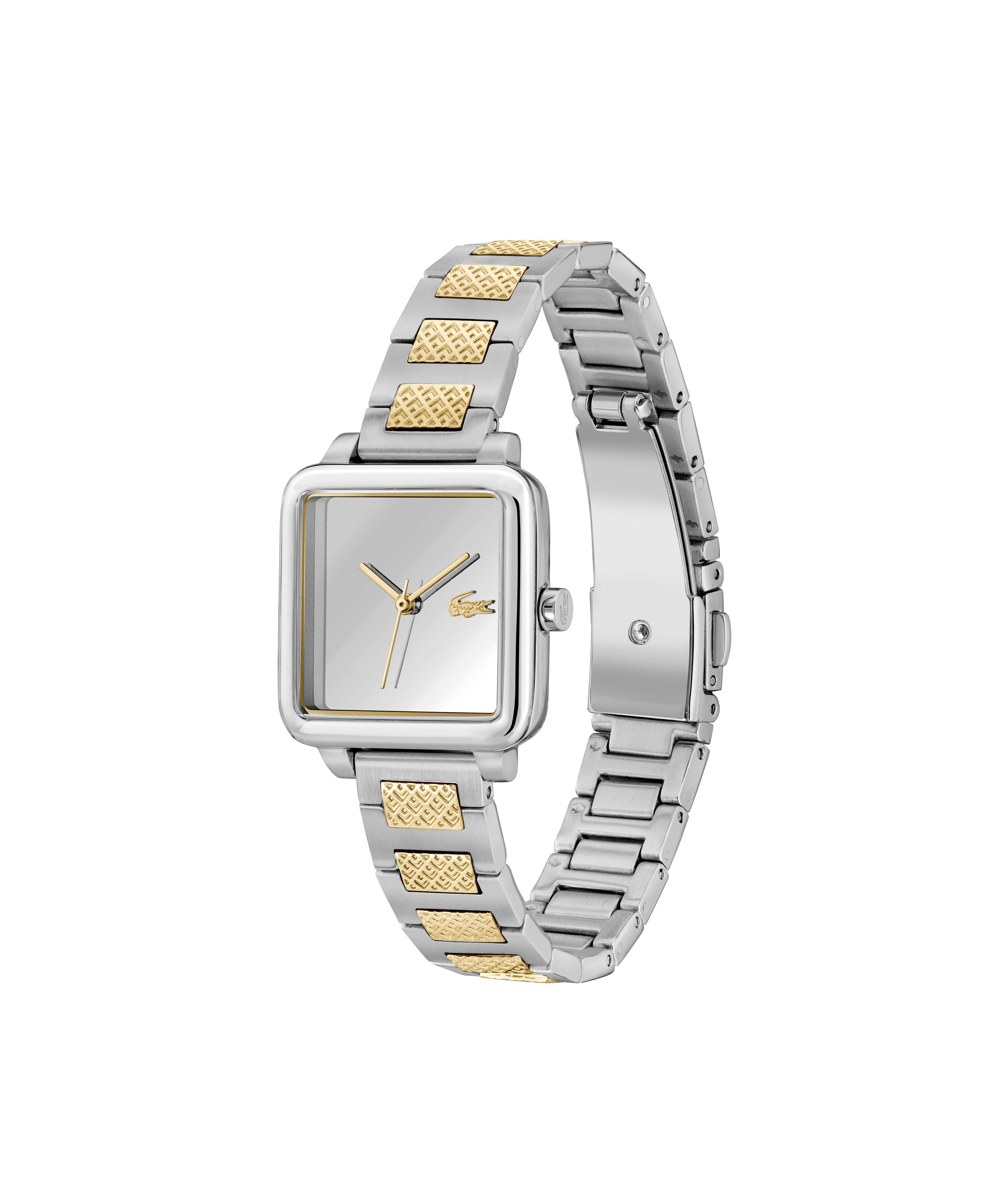 Lacoste Quarzuhr LACOSTE.12.12 LEAP 2001463, Armbanduhr, Damenuhr, Edelstahlarmband, analog