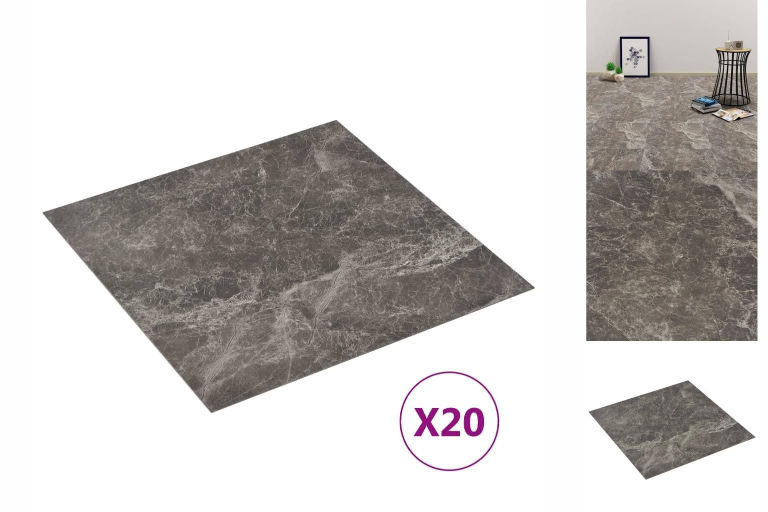 vidaXL Laminat PVC Laminatböden Selbstklebend Dielen Bodenbelag Boden Плитка 20 Stk