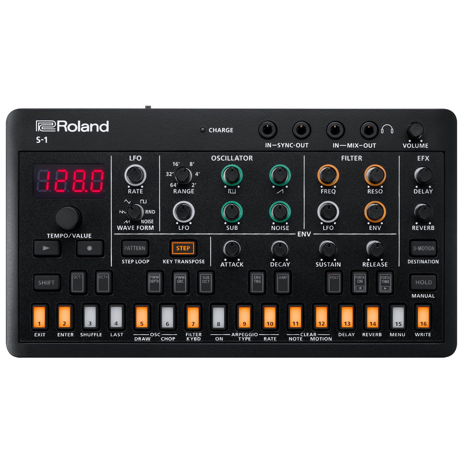 Roland Audio Synthesizer Roland Aira S-1 Tweak Synthesizer (Synthesizer)