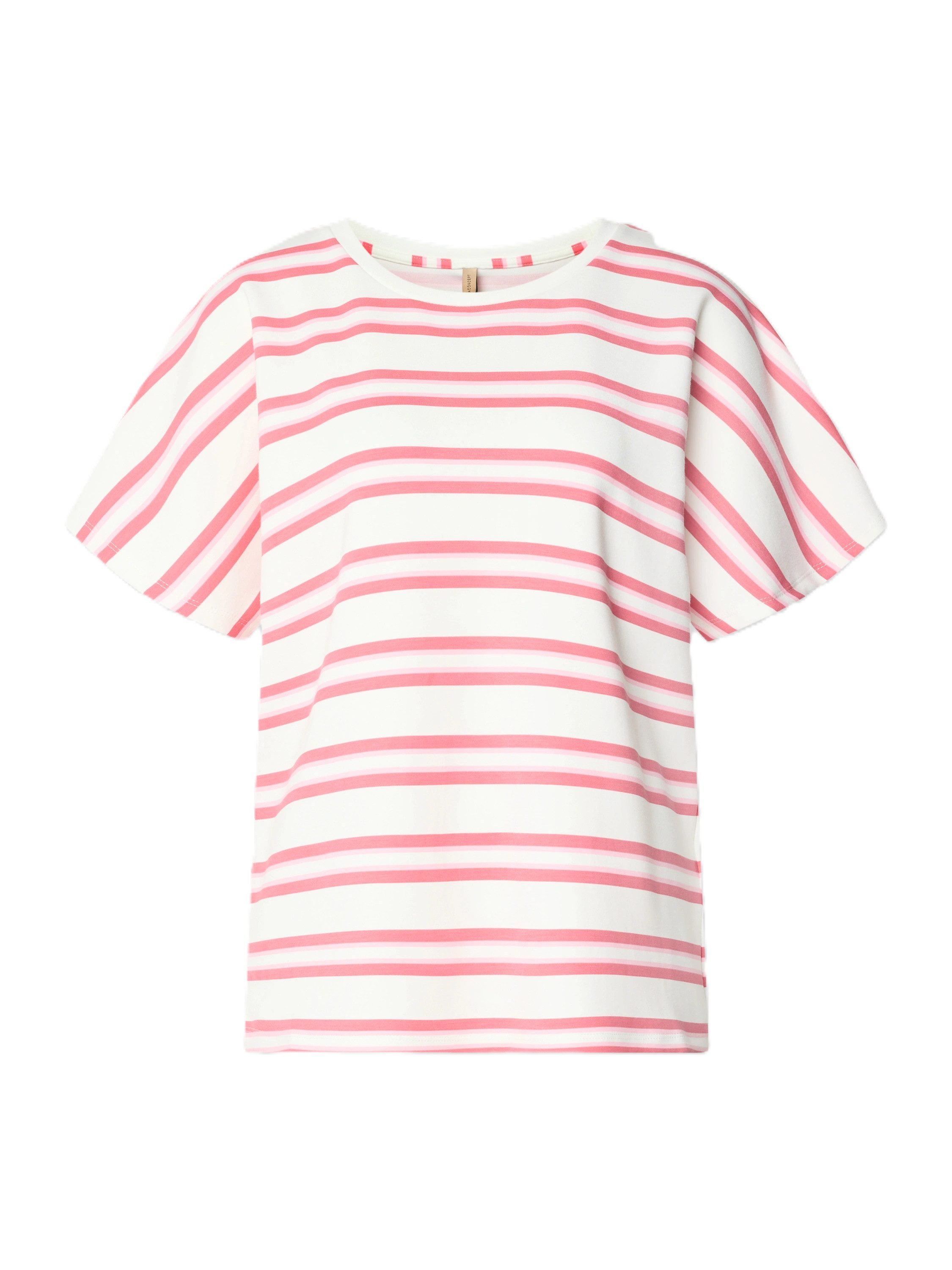 soyaconcept Kurzarmshirt SC-RINA STRIPE 23 - T-Shirt kurzarm Damen - gestre günstig online kaufen