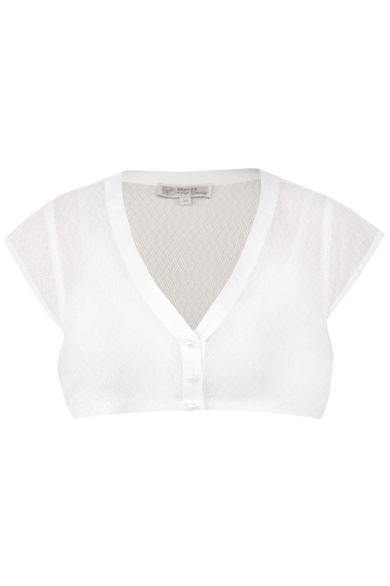 Dirndlbluse Dirndlbluse - PERASDORF - offweiß, weiß