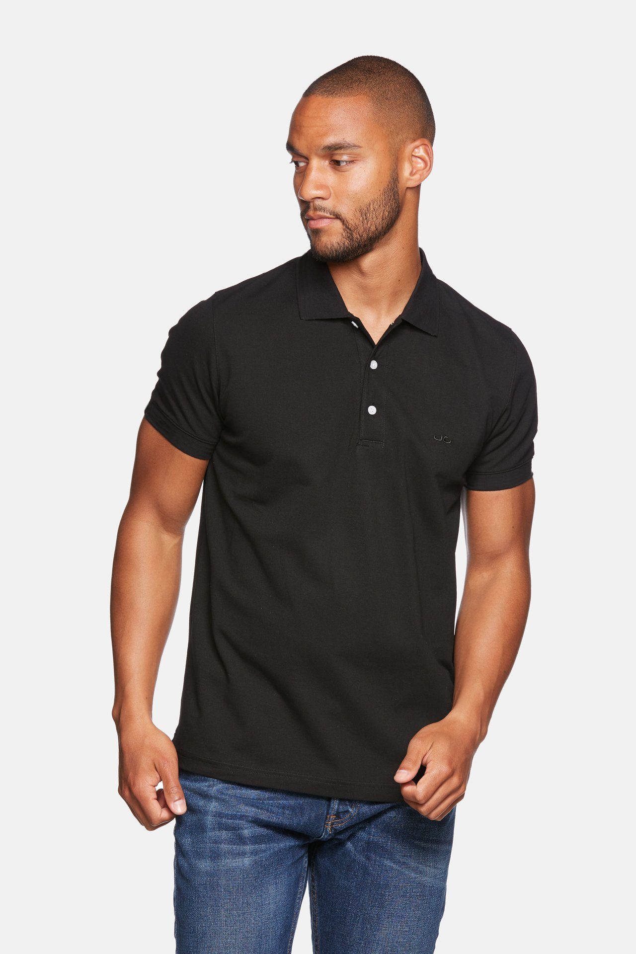 Jeff Green Poloshirt David Deep Black