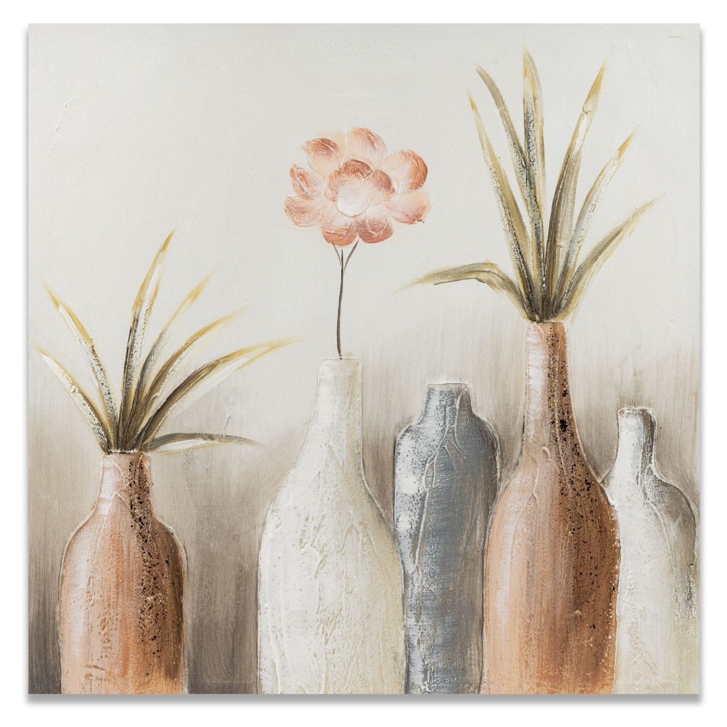formano Dekovase Leinwandbilder, Höhe: 60cm, Farbe: Mehrfarbig, Motiv: Blumen