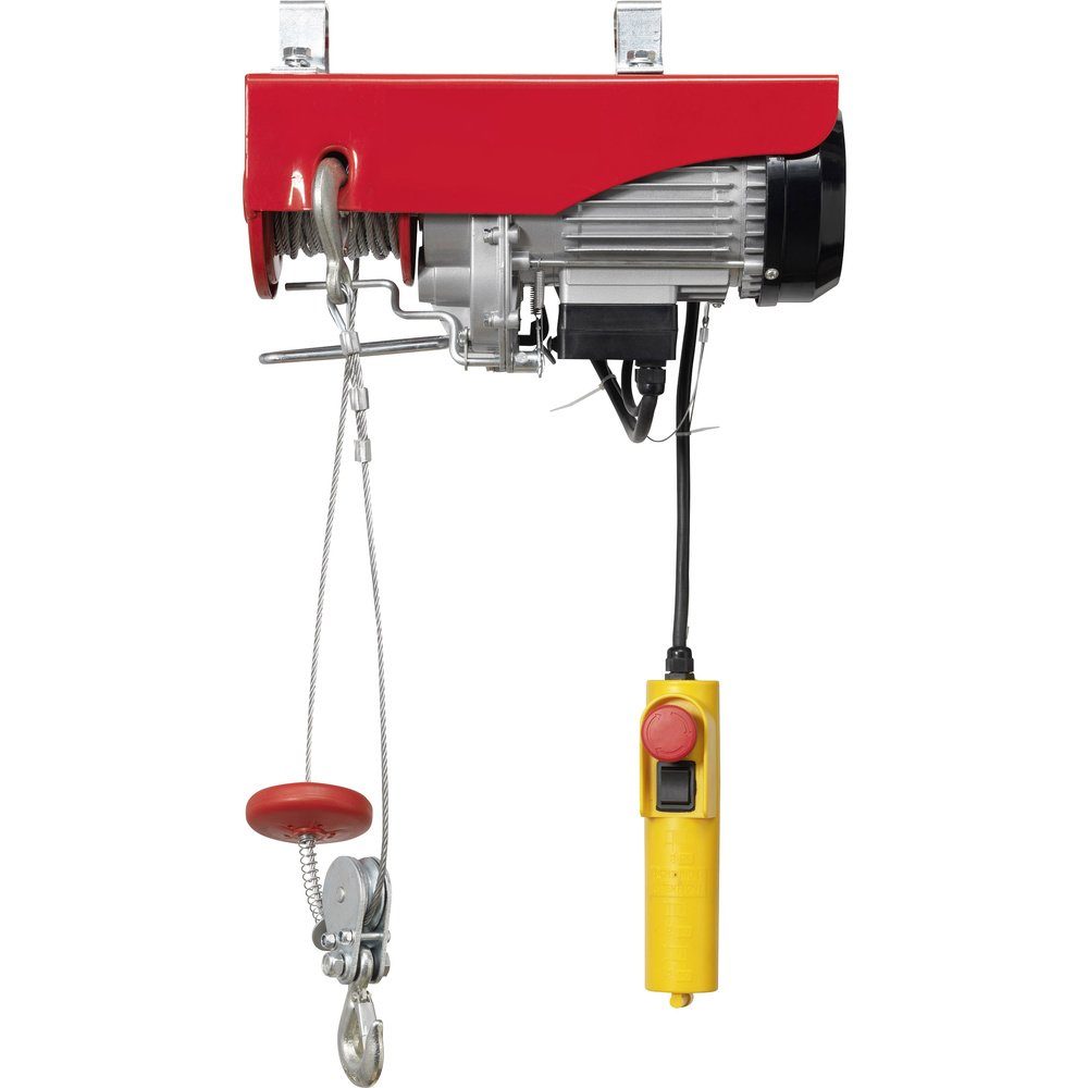 TOOLCRAFT Kettenflaschenzug TOOLCRAFT 1553742 Elektrischer Seilhebezug Tragfähigkeit (mit Umlenkro