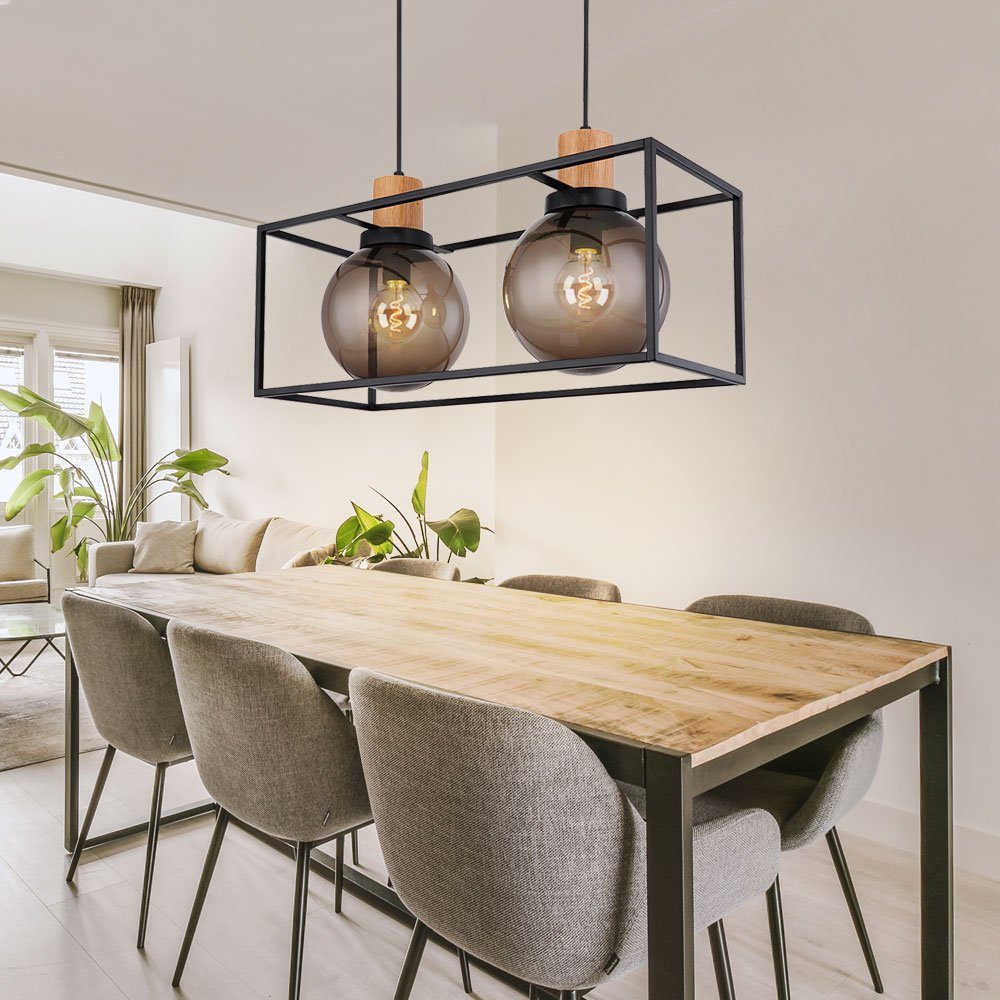 GLOBO LIGHTING Pendelleuchte, Leuchtmittel nicht inklusive, Pendelleuchte Industriell Hängeleuchte Esszimmer