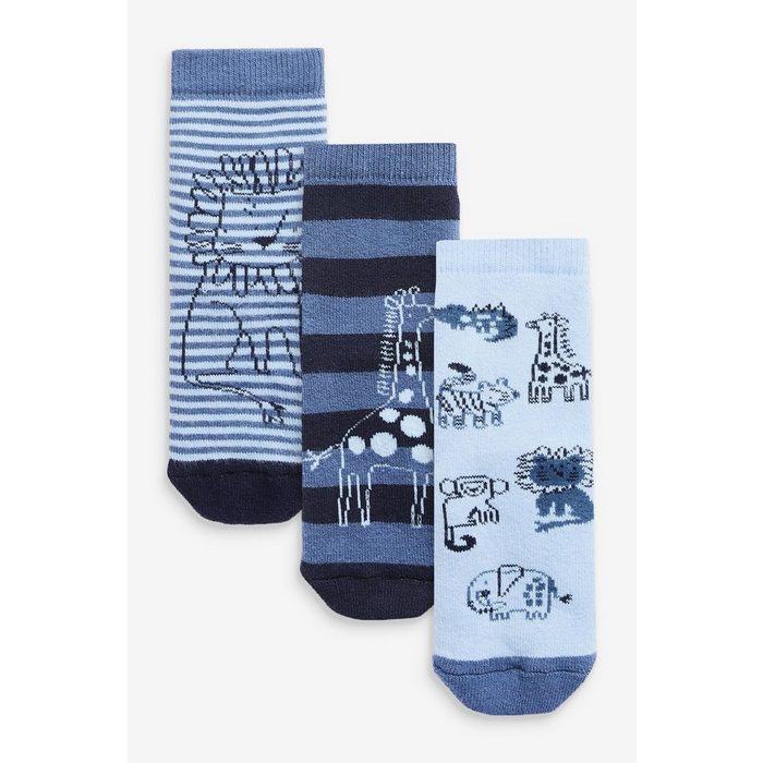 Next Haussocken Lounge-Socken mit hohem Baumwollanteil 3er-Pack (1-Paar)