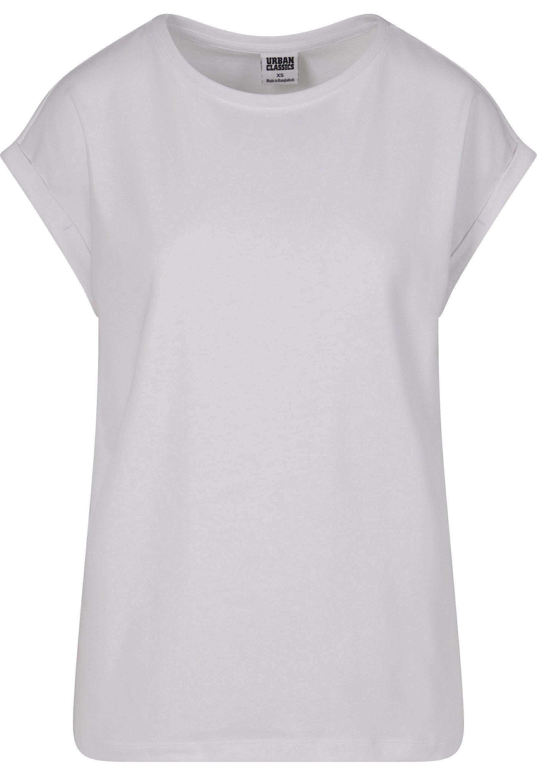 Kurzarmshirt Urban Classics Damen Ladies Extended Shoulder Tee